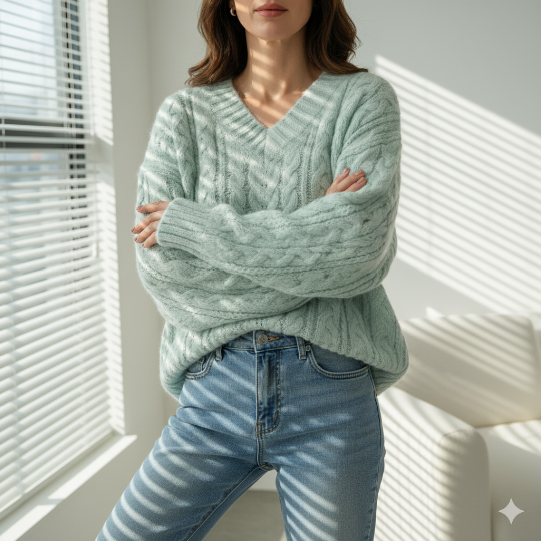 Maria® | Maglione di lana caldo